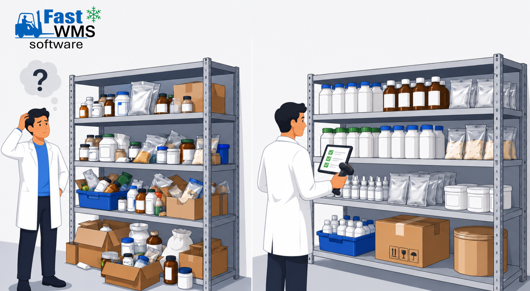 Comparison of chaotic vs organized batch management